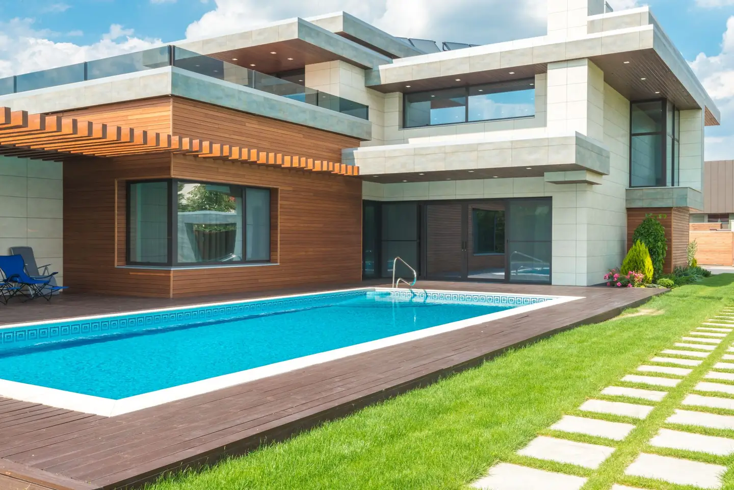 Swimming pool built in Lower Coldstream, NSW